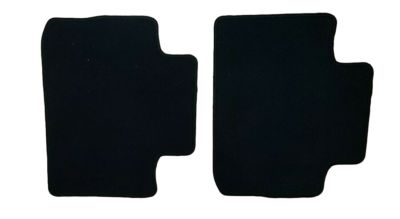 Lexus PT206-53143-50 Carpet Floor Mats, Black With Silver Thread