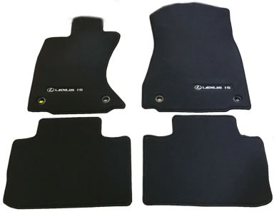 Lexus Carpet Floor Mats, Black With Red Rioja Thread PT206-53148-29