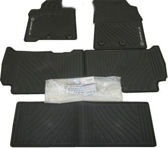 Lexus All-Weather Floor Mats, Black PT206-60120-20