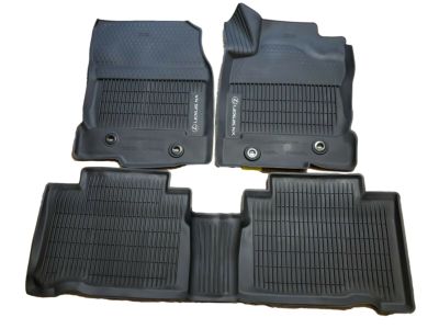 Lexus All-Weather Floor Liners, Black PT206-78160-20