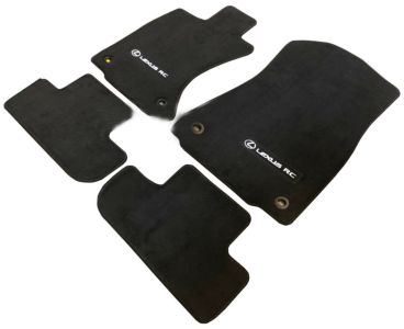 Lexus Carpet Floor Mats - Black, AWD PT208-24151-25