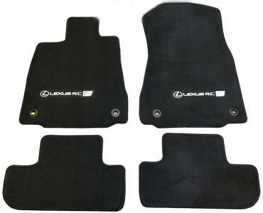 Lexus Carpet Floor Mats, Black, 2WD PT208-24152-24