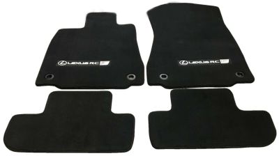 Lexus Carpet Floor Mats, Black, 2WD PT208-24152-25