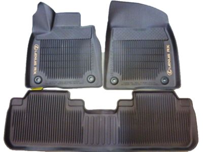 Lexus All-Weather Floor Liners, Noble Brown PT908-48168-40