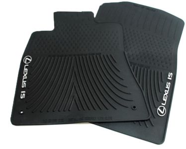 Lexus All-Weather Floor Mats, Campaign Set, 2pc Fronts only, Black PT908-5300W-02