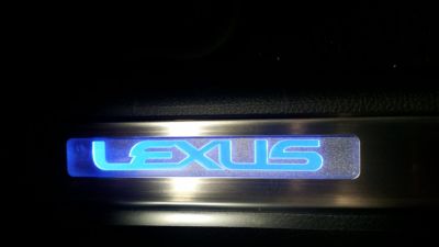 Lexus PT944-48161-20 Illuminated Door Sills, Black