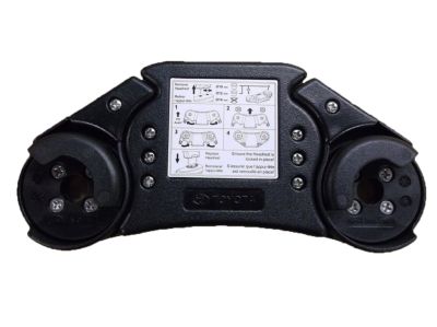 Lexus PT949-33180-02 Lexus Universal Tablet Holder. Rear Seat Entertainment, Black