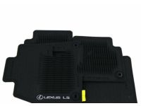 Black Kagu Rubber 3D MAXpider Complete Set Custom Fit All-Weather Floor Mat for Select Lexus LS460 Models L1LX03801509 