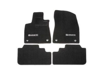 Lexus Carpet Floor Mats - Black With Blue Trim PT206-48211-03