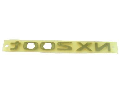 Lexus 75443-78020 Back Door Name Plate, No.2