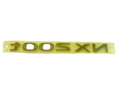 Lexus 75443-78020 Back Door Name Plate, No.2