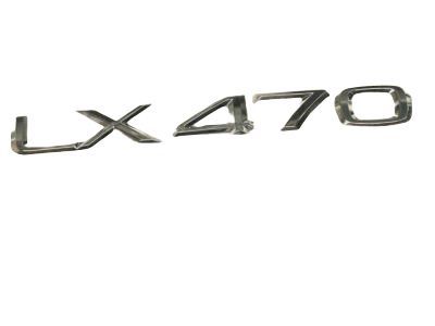 Lexus 75444-60010 Back Door Name Plate, No.3