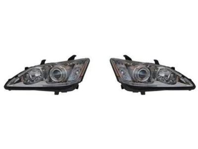 LEAVAN HID Xenon Headlight Assembly – Driver Left Side – For Lexus ES350 2010 2011 2012 – Chrome Housing