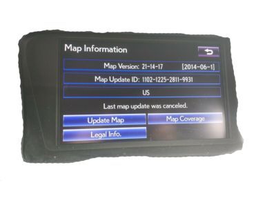 PT219-HDD07-17 Lexus GEN7 V17.1 Nav Map U Product Photo 1 of 1