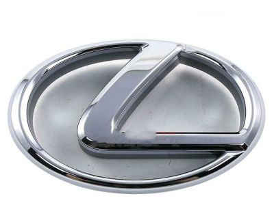 OEM Lexus RX330/RX350/RX400h Front Chrome Grille Emblem (2004-2009) – Genuine Toyota 75311-48070