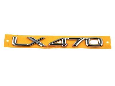 Lexus 75444-60020 Back Door Name Plate, No.3