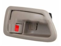 thumbnail interactive-video image 1 of TRQ Front Left Interior Door Handle For Lexus ES300 ES330 2002-2006 - Black & Chrome 1 of 6