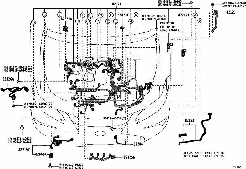 Lexus 90119-A0477 Bolt W/WASHER