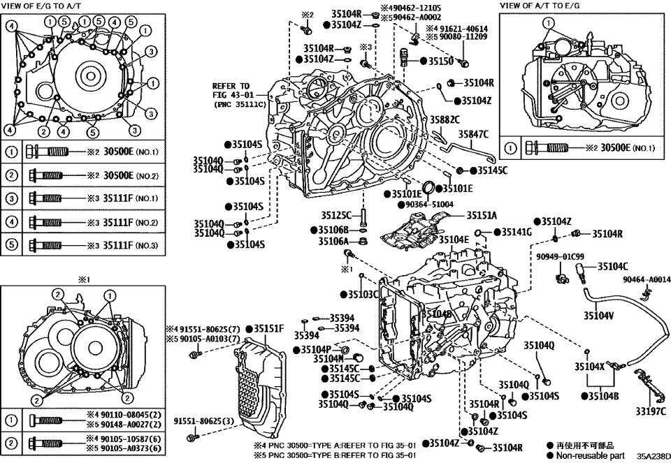 Lexus 90148-A0027 SCREW, HEXALOBULAR