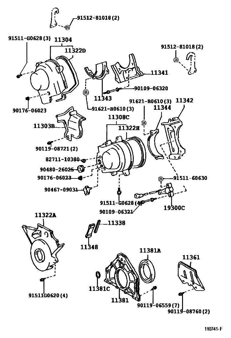 Lexus 90109-06321 Bolt