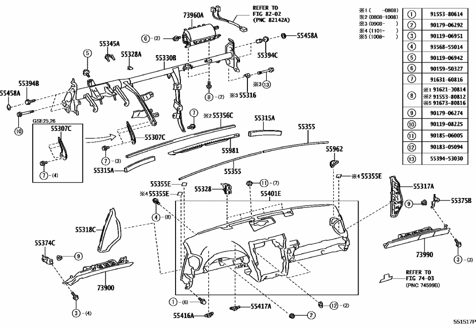 Lexus 90185-06005 Nut, Clip