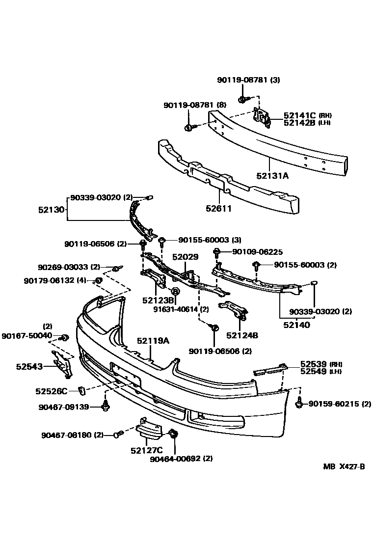Lexus 90167-50040 Screw, Pan Tapping