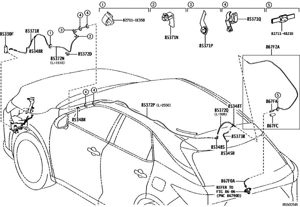 Lexus 867FC-48050 CUSHION, CLEANER HOS