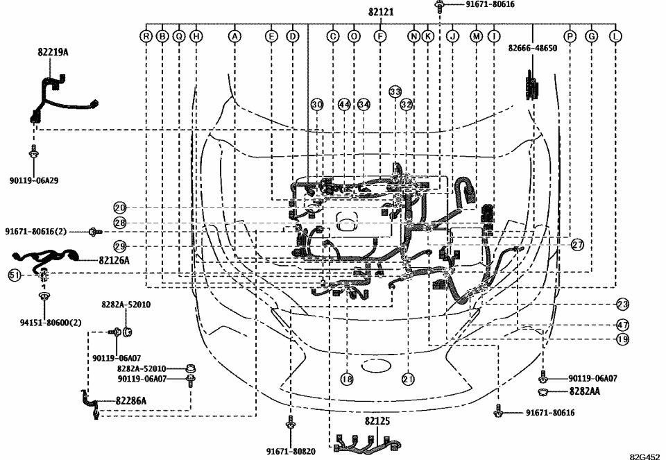 Lexus 82219-78030 WIRE, SENSOR