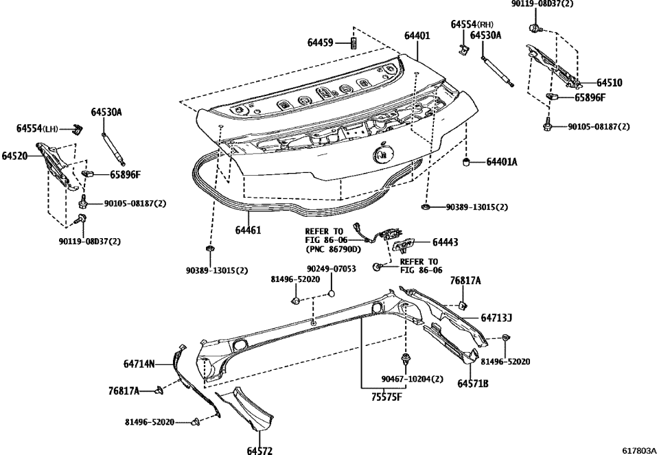 Lexus 90249-07053 Pin