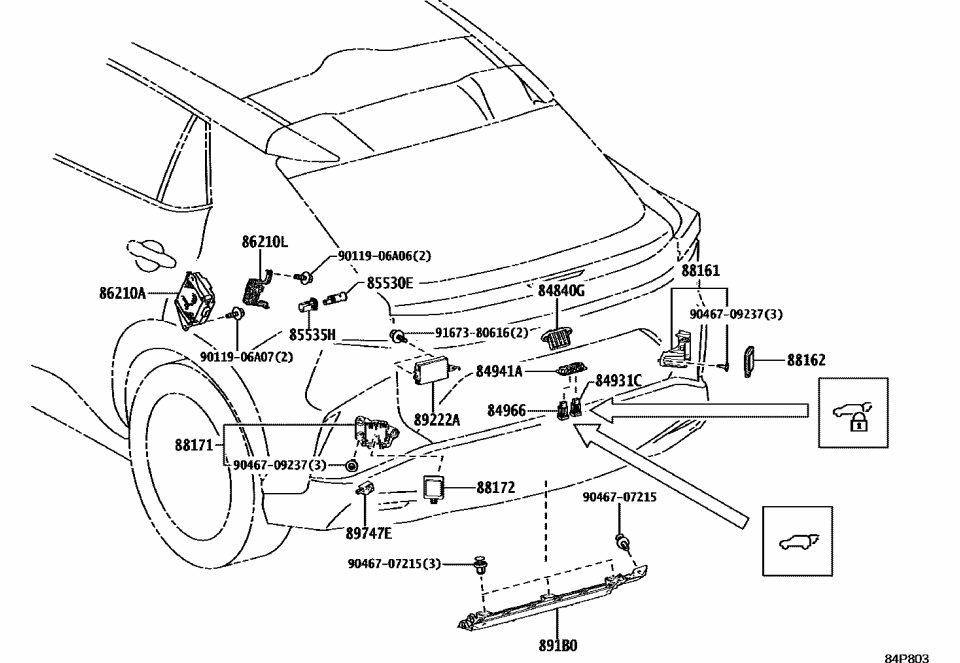 Lexus 89222-46010 COMPUTER, MULTIPLEX