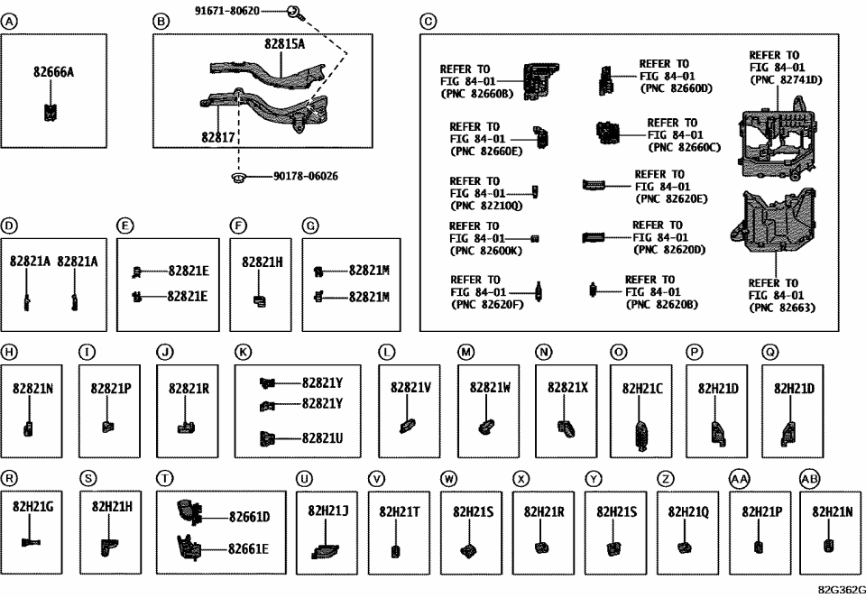 Lexus 82661-42140 COVER, RELAY BLOCK