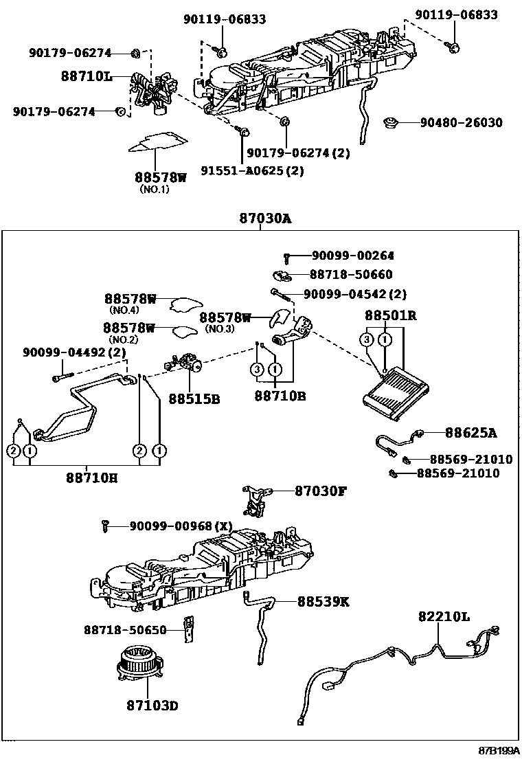 Lexus 88718-50660 Clamp, Piping