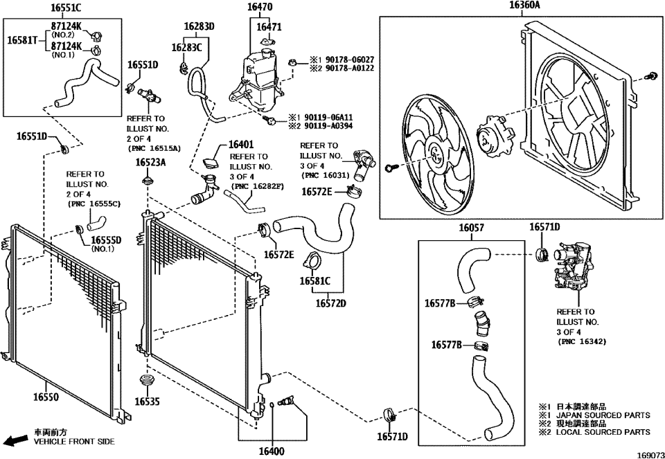 Lexus 16360-F0310 FAN ASSY, W/MOTOR