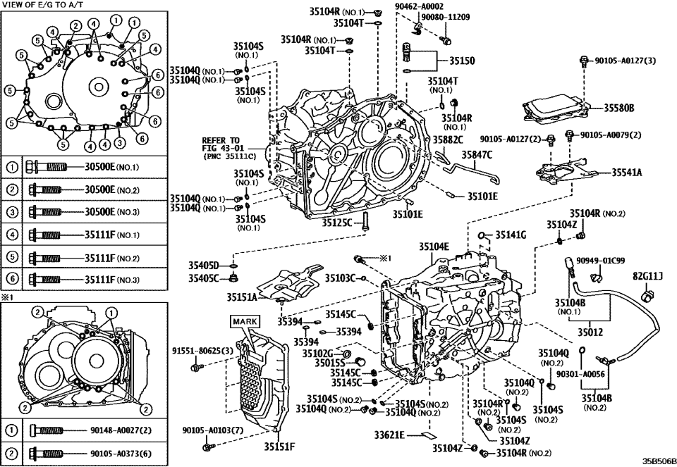 Lexus 35151-78010 COVER, AUTOMATIC TRA