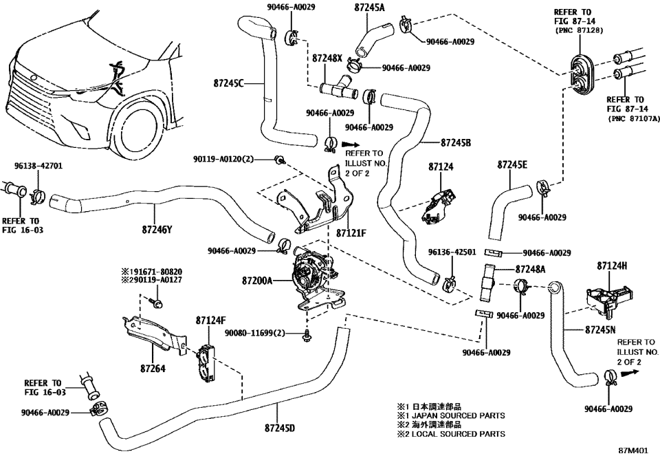Lexus 87200-0E140 ACCESSORY ASSY, HEAT