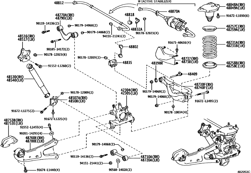 Lexus 90178-10034 Nut, FLANGE