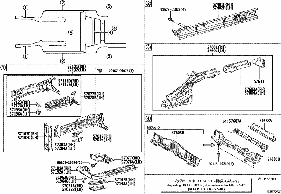 Lexus 91673-L1025 Bolt FLANGE W/WASHE
