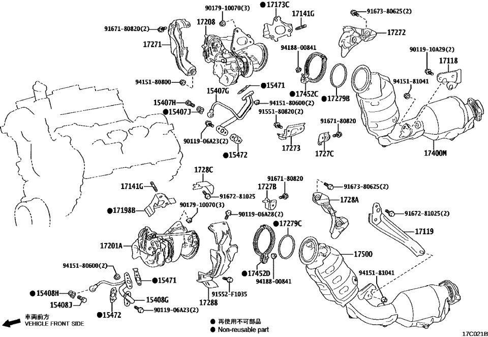 Lexus 90119-10A29 Bolt, W/Washer