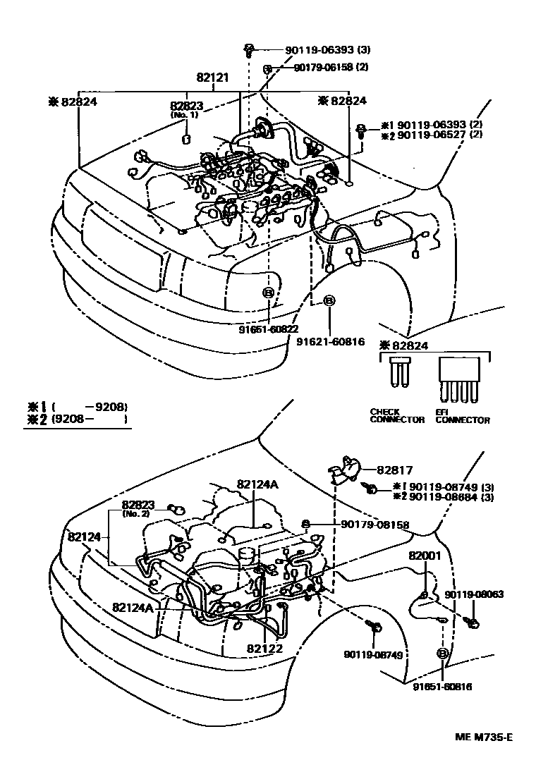 Lexus 90119-08063 Bolt, W/Washer