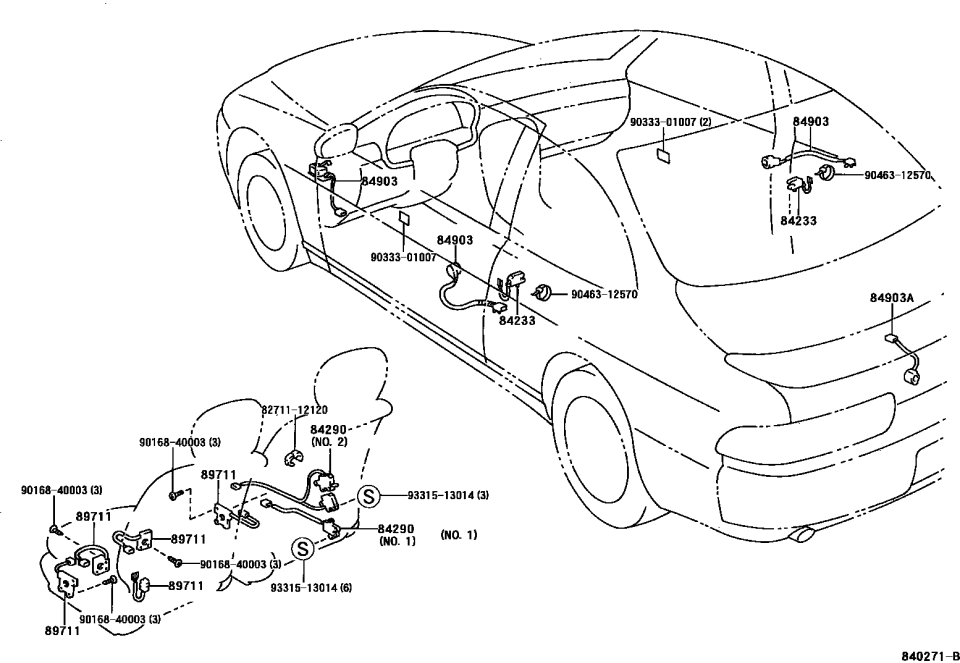 Lexus 90168-40003 Screw, Tapping