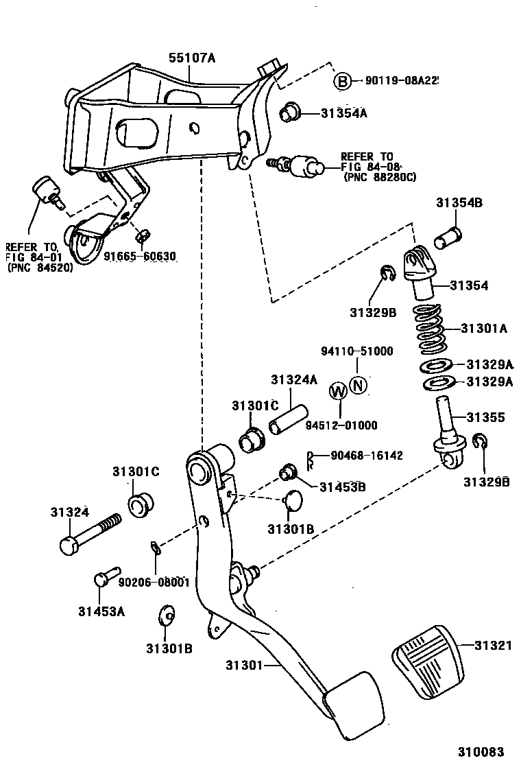 Lexus 91665-60630 Bolt, W/Washer
