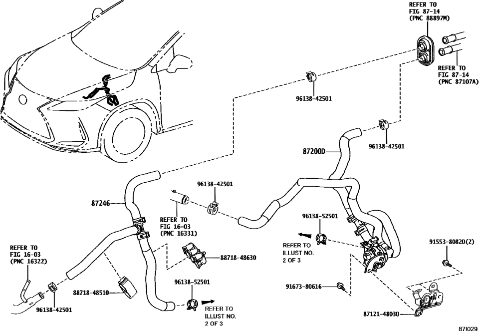 Lexus 88718-48630 Clamp, Piping