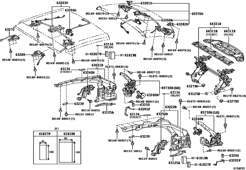 Lexus 91673-00835 Bolt, FLANGE W/WASHE