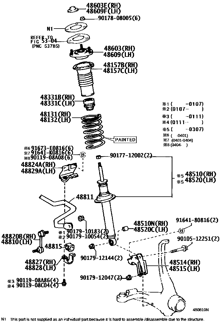 Lexus 90178-08005 Nut, FLANGE