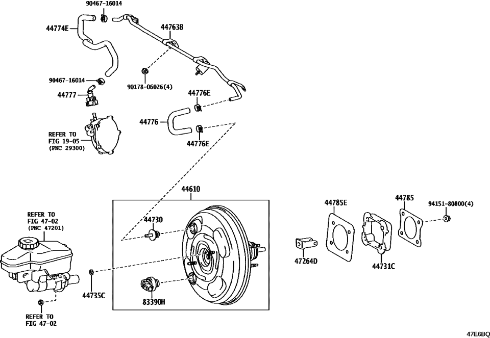 Lexus 44610-60B40 BOOSTER ASSY, BRAKE