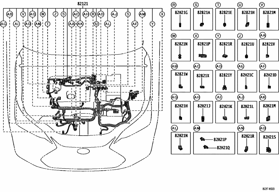 Lexus 82821-33A50 COVER, CONNECTOR