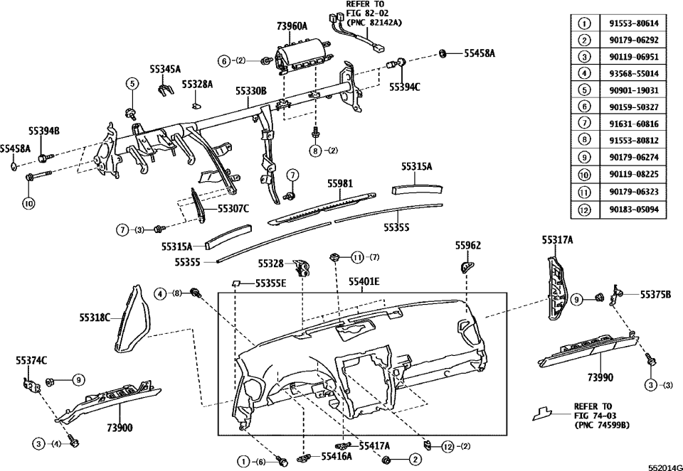 Lexus 90119-08225 Bolt, W/Washer