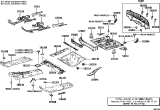 Diagram for 2024 Lexus RX350h Rear Crossmember - 57671-0E040
