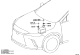 Diagram for Lexus RX450h+ Battery Sensor - 28850-K0010