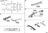Diagram for 2024 Lexus RX350h Rear Crossmember - 57407-0E011